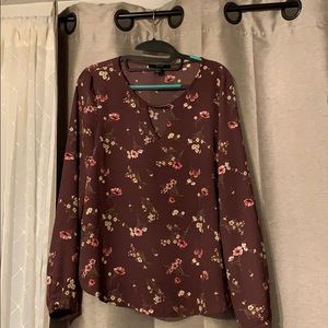 Forever 21 Long sleeve floral shirt